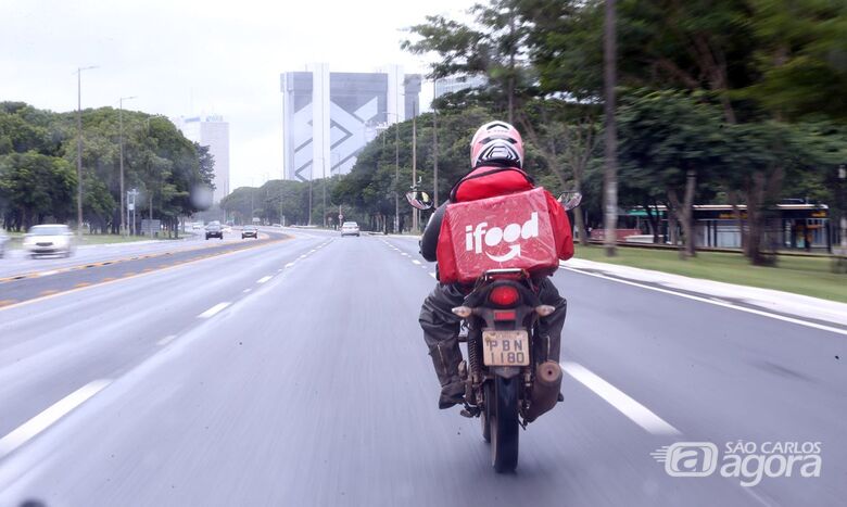 Entregador do Ifood - Crédito: Marcello Casal/Agência Brasil