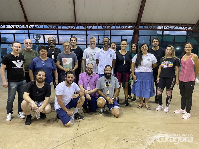 Professores de Educação Física de Ibaté participam de oficina circense - Crédito: Divulgação