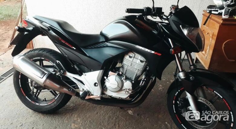 Moto foi furtada no Zavaglia - Crédito: Divulgação