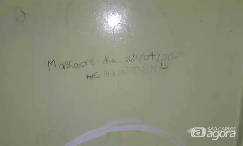 Supostas ameaças de ataques em escolas deixam pais preocupados em São Carlos - Crédito: reprodução/Polícia Civil