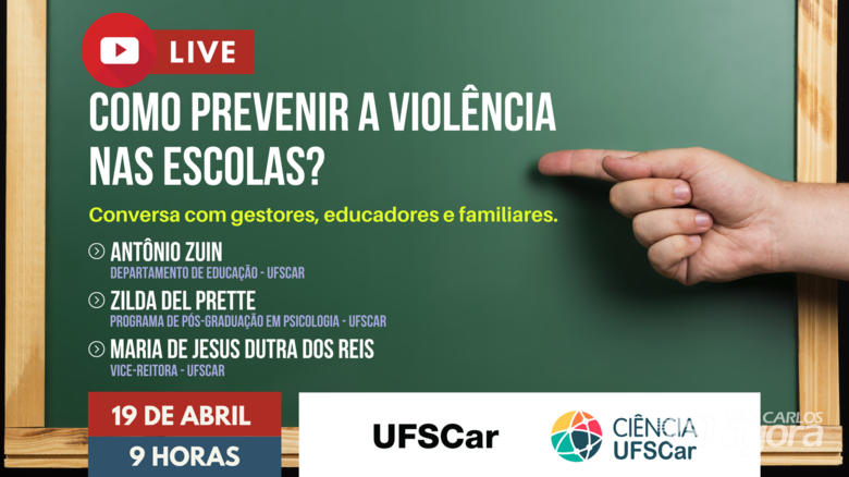 UFSCar debate prevenção da violência nas escolas -