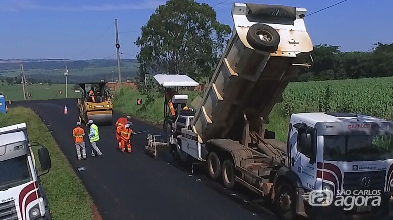 Obra de recuperação da estrada Abel Terrugi avança - Crédito: Divulgação