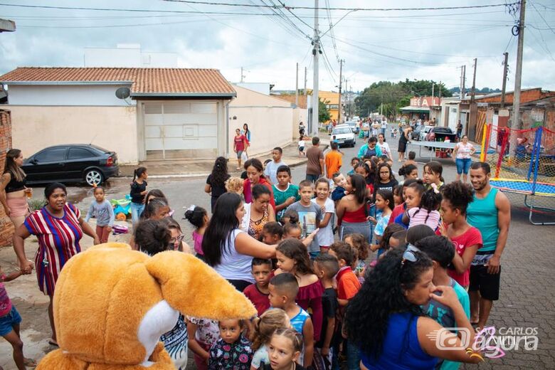 Páscoa solidária fez a festa da garotada em Ibaté - Crédito: Divulgação