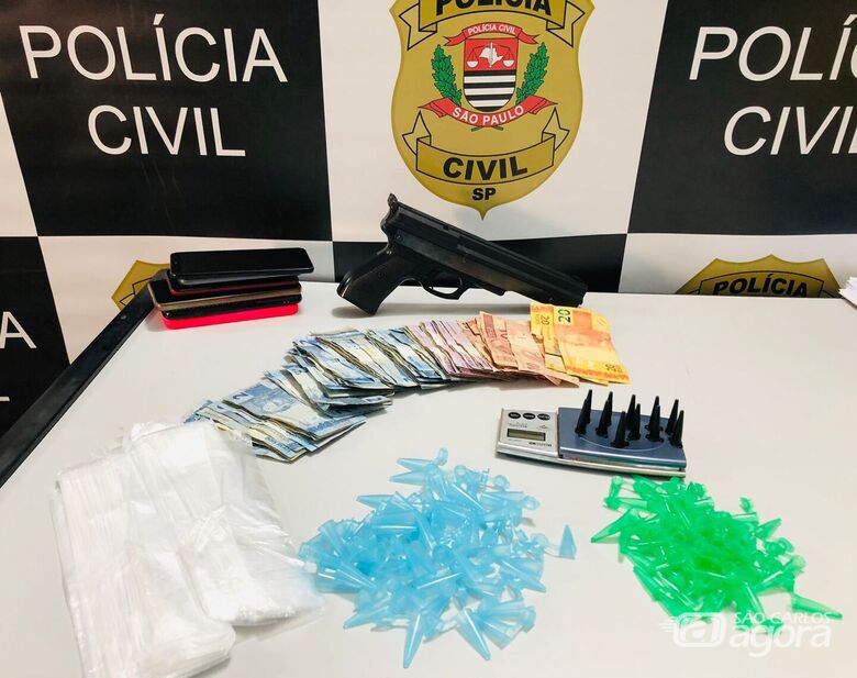A droga apreendida pela Dise em uma casa na Vila Costa do Sol - Crédito: Divulgação
