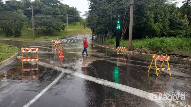 Até às 9h30 caiu 37.6 mm de água em São Carlos - Crédito: Divulgação