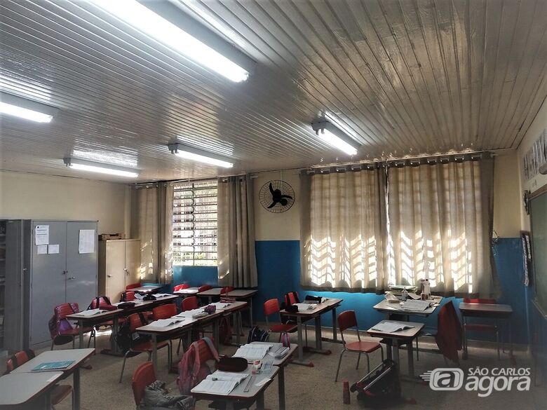 Sala de aula - Crédito: divulgação