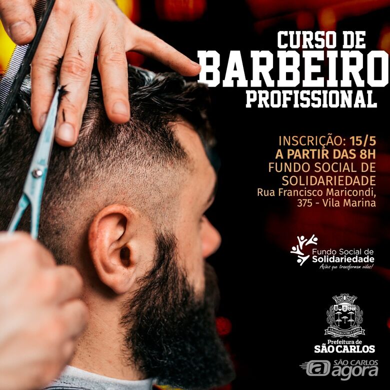 Prefeitura abre na segunda-feira inscrições para curso de barbeiro profissional -