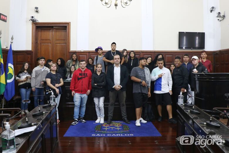Câmara Municipal recebe alunos da escola Gabriel Felix - 