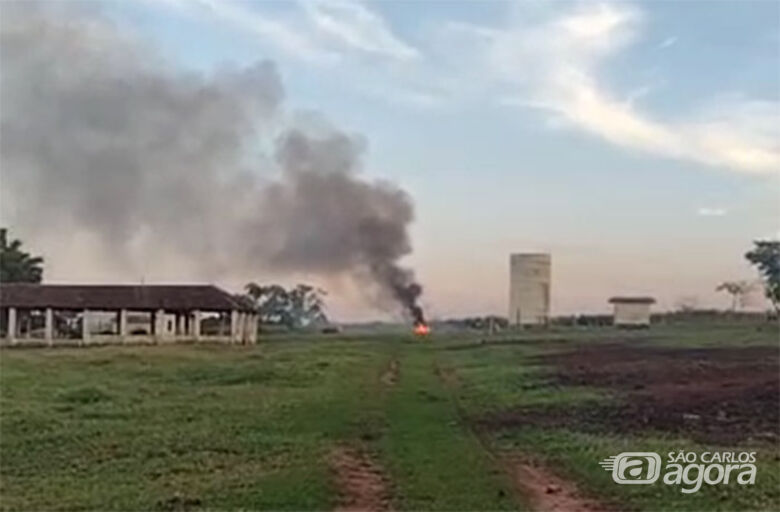 AGORA! Bombeiros recebem chamado de queda de helicóptero na área rural - Crédito: reprodução/redes sociais