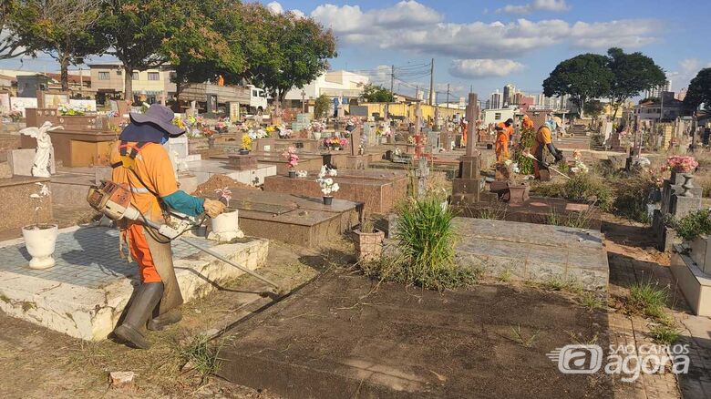 Prefeitura inicia limpeza dos cemitérios municipais - Crédito: Divulgação