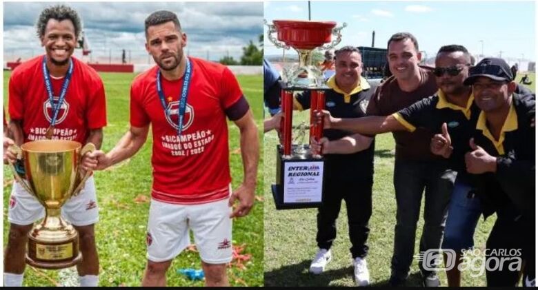 Bandeirante (vermelho) e Jardim Gonzaga vão decidir o título da Recopa da Larfa no Luisão - Crédito: Divulgação