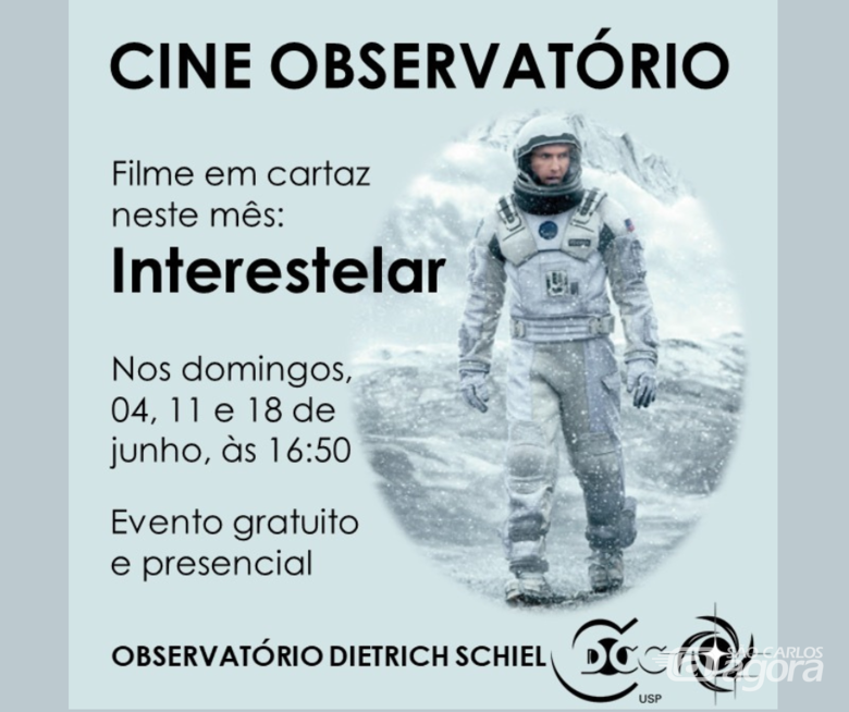 “Cine Observatório” faz última exibição do filme “Interestelar” - 