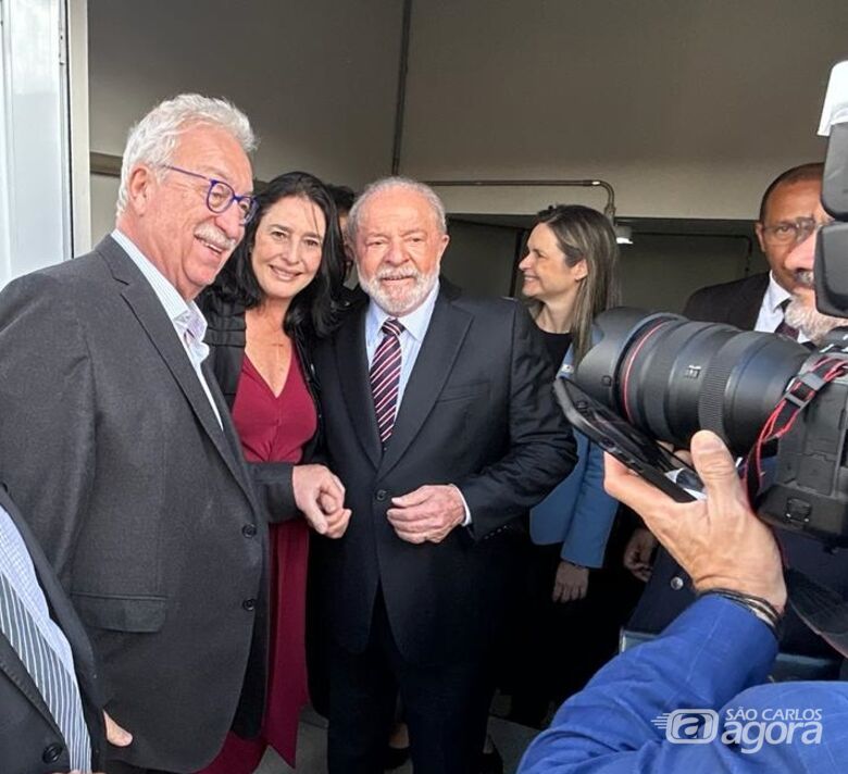 Newton Lima participa de inauguração na UFABC - Crédito: divulgação