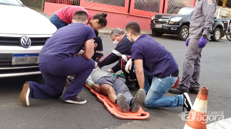 Motorista avança sinal de pare e causa acidente na Antonio Blanco - Crédito: Maycon Maximino