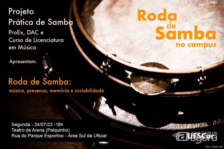 UFSCar promove nova edição da Roda de Samba em São Carlos nesta segunda-feira - 