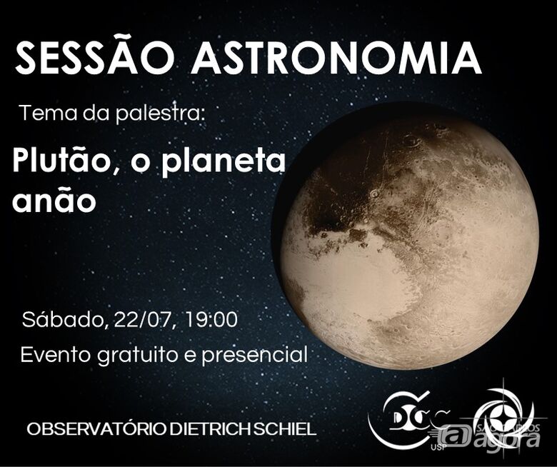 Sessão Astronomia irá trazer a discussão sobre Plutão ser um planeta anão - 