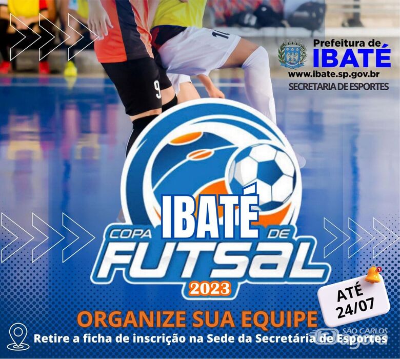 Inscrições para Copa Amadora de Ibaté encerram no dia 24 de julho - Crédito: Divulgação