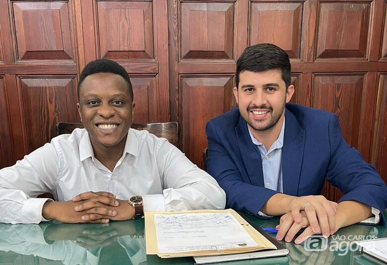 Vereador Bruno Zancheta recebe Deputado Estadual Guto Zacarias e solicita recursos para São Carlos -