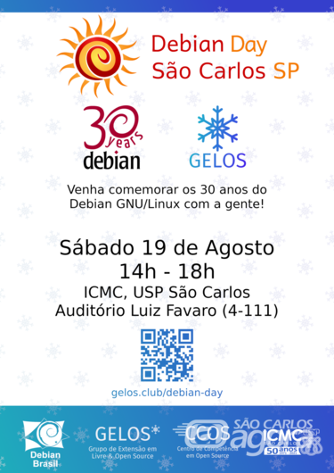 Evento em São Carlos celebra 30 anos de projeto que revolucionou o mundo do software livre - Crédito: Divulgação