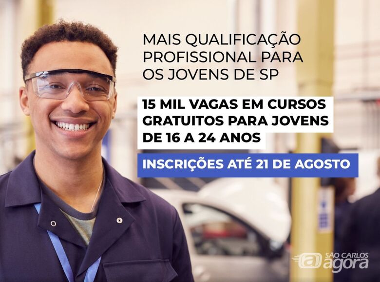 Secretaria de Desenvolvimento Econômico abre 15 mil vagas em cursos profissionalizantes - 