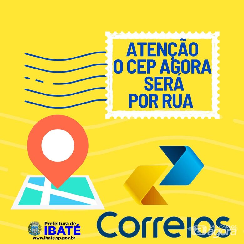 Correios anunciam implantação de CEP por logradouro em Ibaté - 