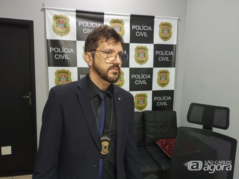 Delegado Gilberto de Aquino autuou acusado em flagrante - Crédito: SCA