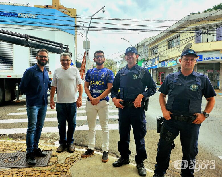 Elton Carvalho viabiliza câmera de monitoramento 24 horas na região central da cidade - Crédito: Divulgação