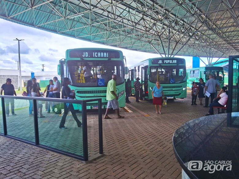 Terminal rodoviário de Ibaté  - Crédito: divulgação 