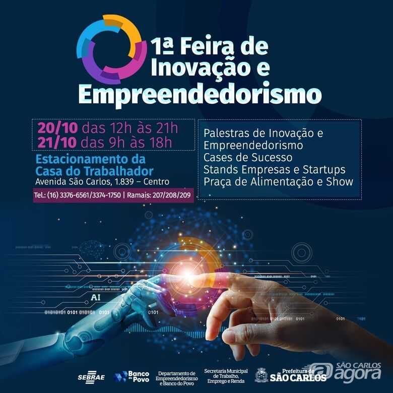 Feira de Inovação e Empreendedorismo começa nesta sexta-feira em São Carlos  - 