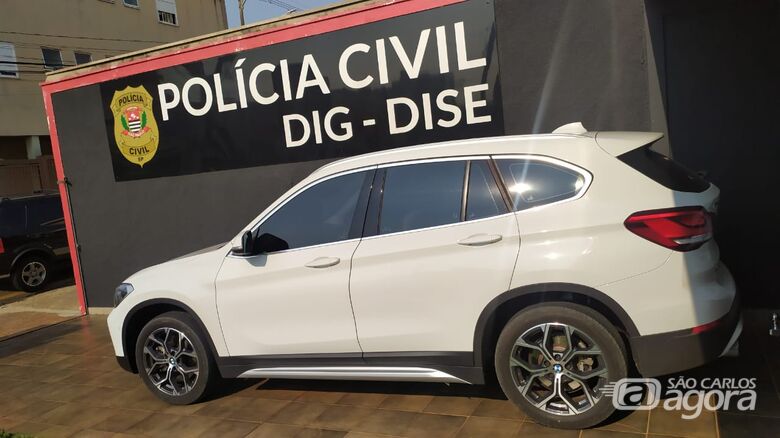 Veículo recuperado - Crédito: Maycon Maximino