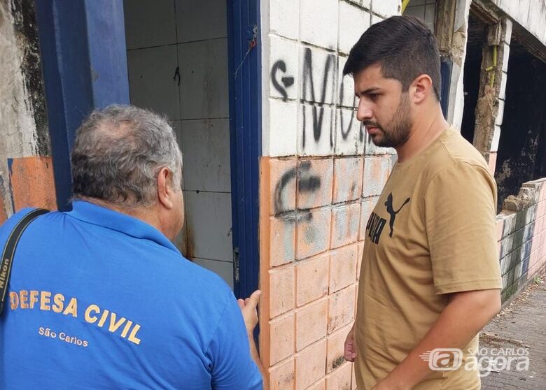 Defesa Civil atende vereador Bruno Zancheta, elabora laudo e propõe demolição -
