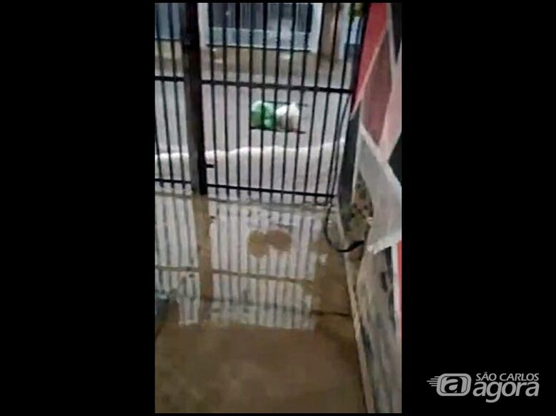 Chuva forte atinge região do Cidade Aracy; veja vídeo - Crédito: reprodução