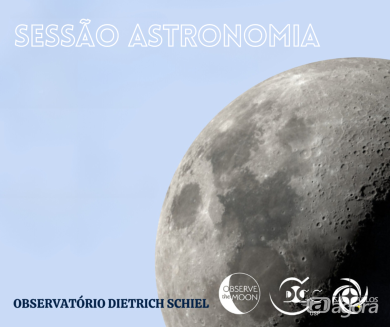 Sessão Astronomia: palestra sobre a Lua e sua observação acontece dia 21 - 