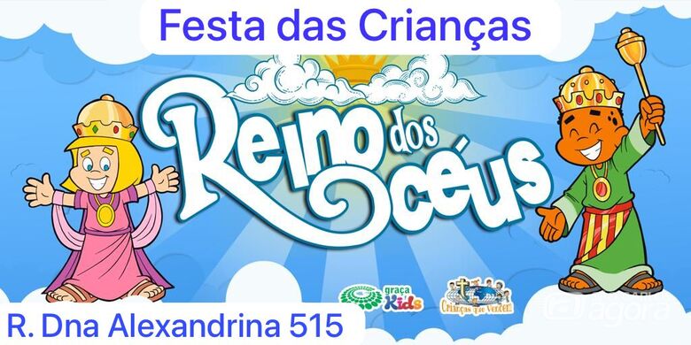 Reino dos Céus promove festa para as crianças - Crédito: Divulgação