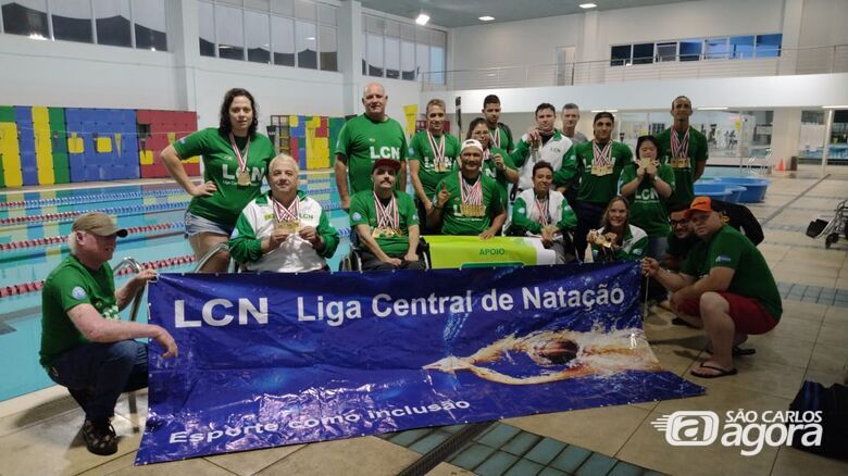 Equipe são-carlense sonha alto no Paulista ACD de Natação: até com o título estadual - Crédito: Divulgação