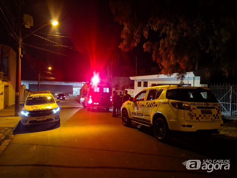 Samu foi chamado para socorrer a vítima  - Crédito: Maycon Maximino 