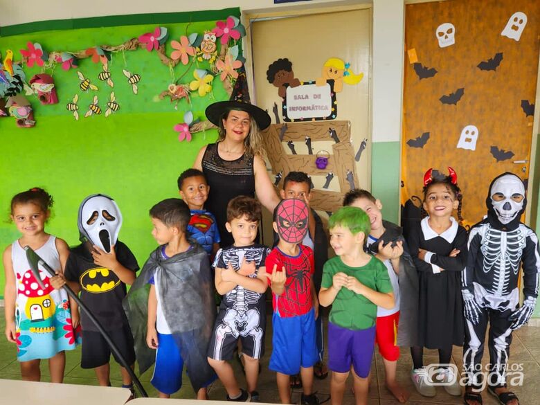 Halloween movimenta escolas da rede municipal de ensino de Ibaté - Crédito: Divulgação
