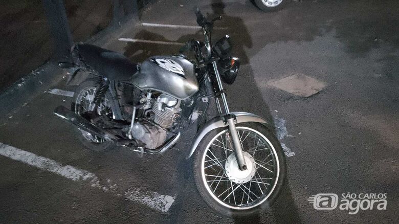 Moto furtada estava em poder de um adolescente no Cidade Aracy - Crédito: Divulgação