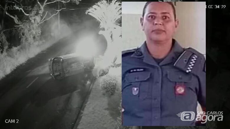Policial militar morre após acidente de trânsito; veja vídeo  - Crédito: reprodução