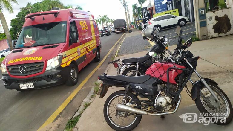 Motociclista fica ferido após se envolver em acidente na Getúlio Vargas - Crédito: Maycon Maximino