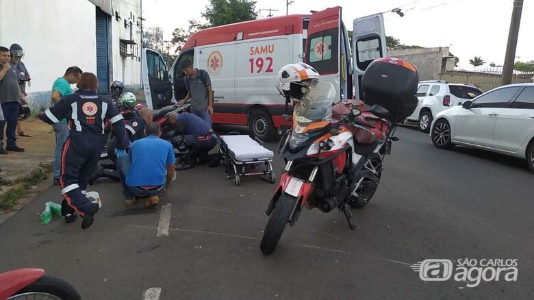 Motociclista fica ferido após se envolver em acidente na Vila Isabel - Crédito: Maycon Maximino