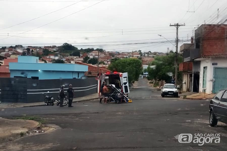 Colisão entre duas motos é registrada no Cidade Aracy - Crédito: Elvis/Whatsapp SCA