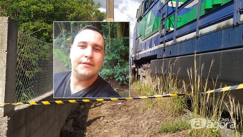 Identificado homem que morreu atropelado por trem em São Carlos - Crédito: Maycon Maximino