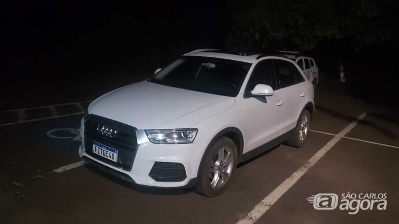 Audi foi devolvido ao dono após ser furtado em Araraquara - Crédito: Divulgação