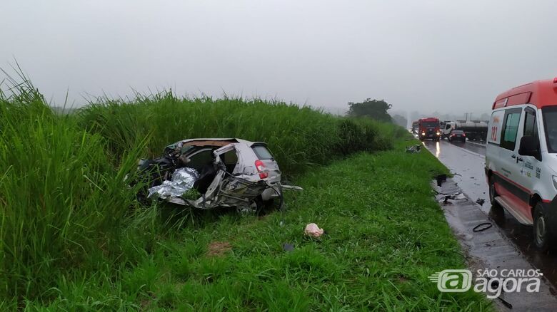 Motorista perde a vida em acidente na SP-215 em São Carlos - Crédito: Maycon Maximino