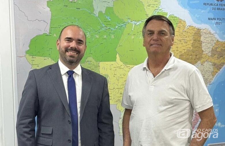Netto recebe apoio de Bolsonaro em Brasília  - Crédito: Redes sociais 