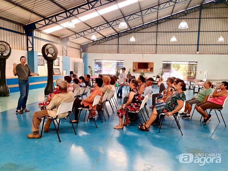 Centro de Convivência da Melhor Idade de Ibaté recebe visita da Coordenadora Eleitoral - Crédito: Divulgação