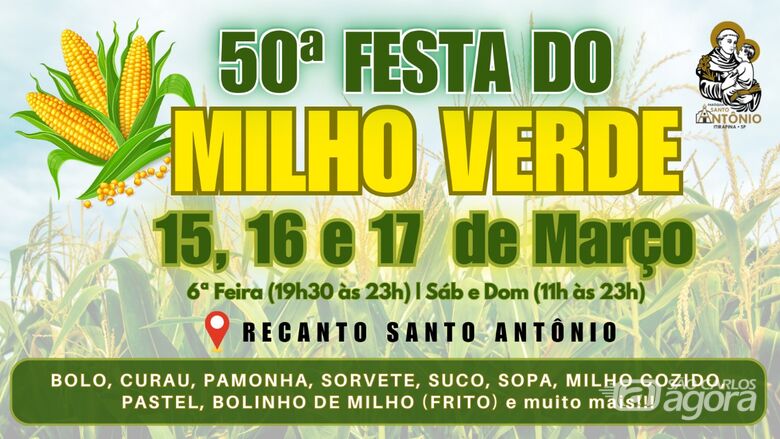 Festa do Milho Verde agitará Itirapina e toda a região - 