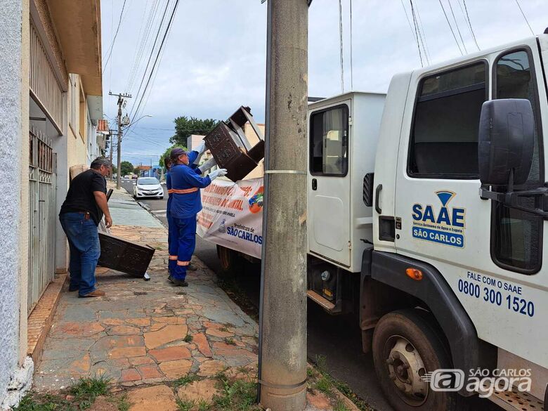 Saae participa de mutirão contra a dengue na Vila Prado - Crédito: Divulgação