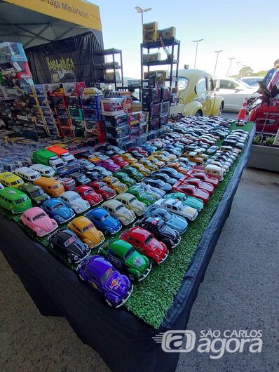Encontro de colecionadores de carros e bonecos em miniatura é neste final de semana  - Crédito: Divulgação 